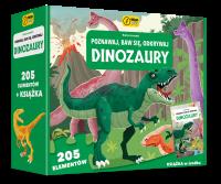 Książka i puzzle Poznawaj, baw się, odkrywaj Dinozaury 205 elementów. Autor: Irena Trevisan, Enrico Lorenzi. SmakLiter.pl Okładka książki Książka i puzzle Poznawaj, baw się, odkrywaj Dinozaury 205 elementów