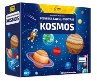 Książka i puzzle Poznawaj, baw się, odkrywaj Kosmos 205 elementów. Autor: Matteo Gaule, Nadia Fabris. SmakLiter.pl Okładka książki Książka i puzzle Poznawaj, baw się, odkrywaj Kosmos 205 elementów