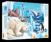 Książka i puzzle Ratujmy planetę bieguny 220 elementów. Autor: Ester Tomè. SmakLiter.pl Okładka książki Książka i puzzle Ratujmy planetę bieguny 220 elementów