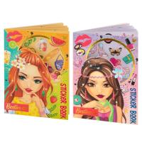 Książka z naklejkami foliowymi A5 8 arkuszy mix. Wydawca: Icom. SmakLiter.pl Opakowanie Książka z naklejkami foliowymi A5 8 arkuszy mix