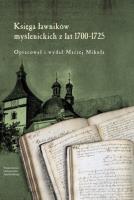 Księga ławników myślenickich z lat 1700-1725. Autor: Mikuła Maciej. SmakLiter.pl Okładka książki Księga ławników myślenickich z lat 1700-1725