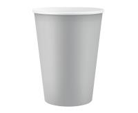 Opakowanie Kubeczki pap. jednokolorowe srebrne 250ml 6szt