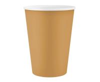 Opakowanie Kubeczki pap. jednokolorowe złote 250ml 6szt
