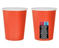 Opakowanie Kubeczki papierowe czerwone 250ml 14szt