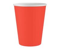 Opakowanie Kubeczki papierowe czerwone 250ml 6szt