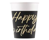 Opakowanie Kubeczki papierowe Happy Birthday 200ml 8szt