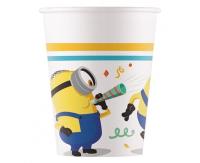 Opakowanie Kubeczki papierowe Minions Rise of Gru 200ml 8szt