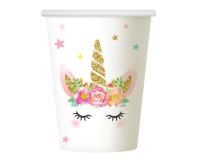 Opakowanie Kubeczki papierowe PB&C Jednorożec 266 ml 6szt