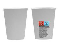 Opakowanie Kubeczki papierowe srebrne 270ml 8szt