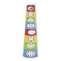 Opakowanie Kubeczki - piramidka edukacyjna 8 elementów