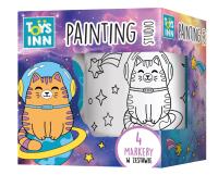 Kubek do kolorowania Kot w kosmosie STnux. Wydawca: Stnux. SmakLiter.pl Opakowanie Kubek do kolorowania Kot w kosmosie STnux