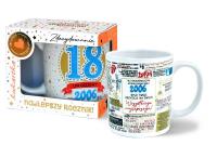 Opakowanie Kubek Premium Q Urodziny 18 (roczniki)