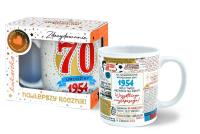 Opakowanie Kubek Premium Q Urodziny 70 (roczniki)