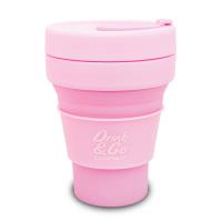 Opakowanie Kubek silikonowy 355 ml pastelowy powder pink