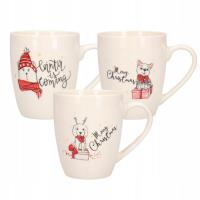 Opakowanie Kubek świąteczny z uchem 340ml psy mix