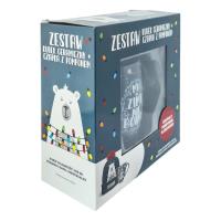 Opakowanie Kubek z czapką Brrr granat