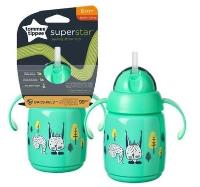 Opakowanie Kubek z obciążoną słomką 300ml zielony