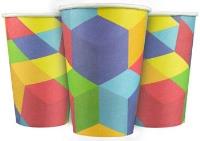 Opakowanie Kubki papierowe Klocki 8szt
