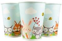 Opakowanie Kubki papierowe Leśne zwierzątka 8szt