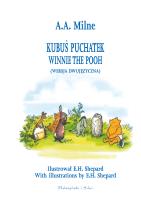 Kubuś Puchatek. Winnie the Pooh w.dwujęzyczna. Autor: Alan Alexander Milne. SmakLiter.pl Okładka książki Kubuś Puchatek. Winnie the Pooh w.dwujęzyczna