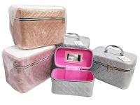 Opakowanie Kuferek L z lusterkiem na zamek 23x17x15cm MIX