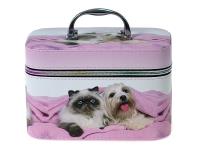 Opakowanie Kuferek M walizka z lusterkiem na zamek 21x14x13cm