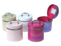 Opakowanie Kuferek M z lusterkiem na zamek 17x17x16cm MIX