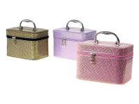 Opakowanie Kuferek M z lusterkiem na zamek 21x14x13cm MIX