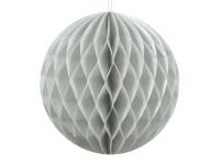 Kula bibułowa jasny szary 10cm. Wydawca: PartyDeco. SmakLiter.pl Opakowanie Kula bibułowa jasny szary 10cm