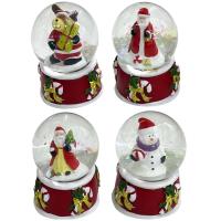 Opakowanie Kula śnieżna świąteczna światło 7cm MIX