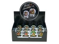 Opakowanie Kula śnieżna z motywem świątecznym (12szt)