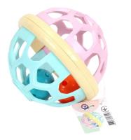 Kula z grzechotkami pastelowa. Wydawca: Technok. SmakLiter.pl Opakowanie Kula z grzechotkami pastelowa