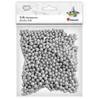 Opakowanie Kulki styropianowe 5/7mm 135szt srebrne