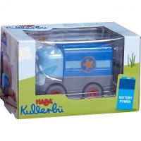 Kullerbu - Ciężarówka na baterie. Wydawca: Haba. SmakLiter.pl Opakowanie Kullerbu - Ciężarówka na baterie