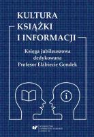 Okładka książki Kultura książki i informacji