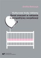 Okładka książki Kulturowe kody reklamy. Świat znaczeń w reklamie..