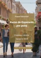 Kurso de Esperanto por poloj. Autor: Wimmer Paweł. SmakLiter.pl Okładka książki Kurso de Esperanto por poloj