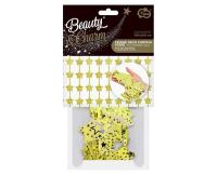 Opakowanie Kurtyna B&C gwiazdki złote nadruk 100x200cm