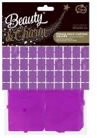 Opakowanie Kurtyna B&C kwadrat metaliczna fioletowa 100x200cm