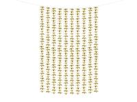 Kurtyna Kwiatki złoty 100x210cm. Wydawca: PartyDeco. SmakLiter.pl Opakowanie Kurtyna Kwiatki złoty 100x210cm