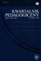 Kwartalnik Pedagogiczny 1(267)/2023. Wydawca: Wydawnictwa Uniwersytetu Warszawskiego. SmakLiter.pl Opakowanie Kwartalnik Pedagogiczny 1(267)/2023