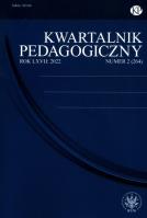Kwartalnik Pedagogiczny 2022/2 (264). Wydawca: Wydawnictwa Uniwersytetu Warszawskiego. SmakLiter.pl Opakowanie Kwartalnik Pedagogiczny 2022/2 (264)