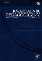 Kwartalnik Pedagogiczny 4(266)/2022. Wydawca: Wydawnictwa Uniwersytetu Warszawskiego. SmakLiter.pl Opakowanie Kwartalnik Pedagogiczny 4(266)/2022