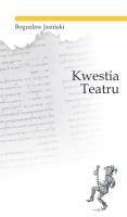 Okładka książki Kwestia teatru / Ethos