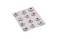 Opakowanie Kwiatki dekoracyjne 18mm ecru 12szt