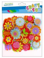 Opakowanie Kwiaty dekoracyjne samoprzylepne 48szt