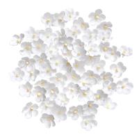 Opakowanie Kwiaty papierowe białe 2cm 60szt