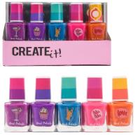 Opakowanie Lakier do paznokci zmienia kolor 5 szt. CREATE IT!