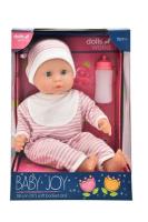 Lalka Baby Joy 38 cm ubranko w paski. Wydawca: Dolls World. SmakLiter.pl Opakowanie Lalka Baby Joy 38 cm ubranko w paski