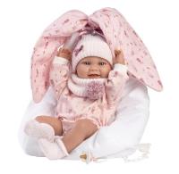 Lalka bobas winylowa Nica w nosidełku 40cm. Wydawca: Llorens. SmakLiter.pl Opakowanie Lalka bobas winylowa Nica w nosidełku 40cm